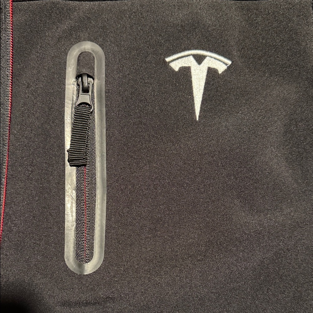 Tesla Men's Black and Red Performance Jacket - Picture 6 of 6